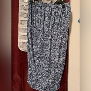 Strapless bathing suit coverup